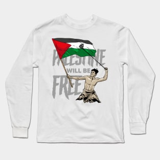 free palestine, the gaza clash boy Long Sleeve T-Shirt